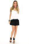 DENA DIP-DYED FRINGE ROMPER - Haute & Rebellious