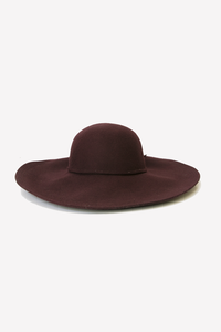 Fedora Wool Hat - Maroon