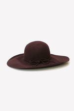Fedora Wool Hat - Maroon