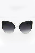 Got Me Moving Sunglasses - Black/Silver - Haute & Rebellious
