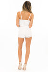 RAQUEL TEXTURED BUSTIER - White - Haute & Rebellious