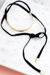 Point Forward Leather Choker - Haute & Rebellious