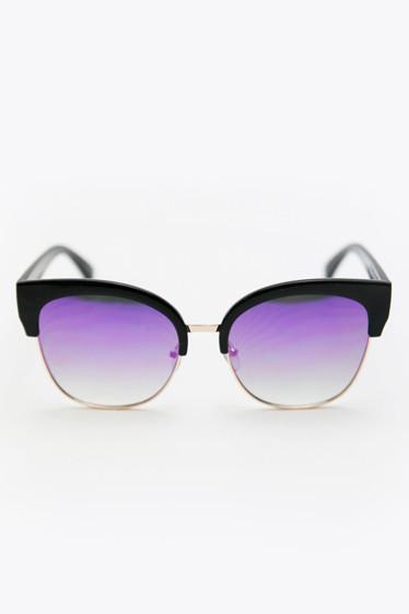 I Feel it Fade Sunglasses - Black/Purple - Haute & Rebellious