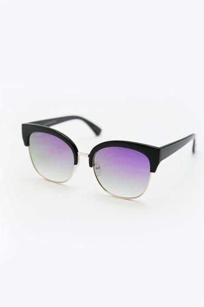 I Feel it Fade Sunglasses - Black/Purple - Haute & Rebellious