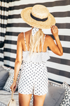 Polka-Dot Ruffle Romper