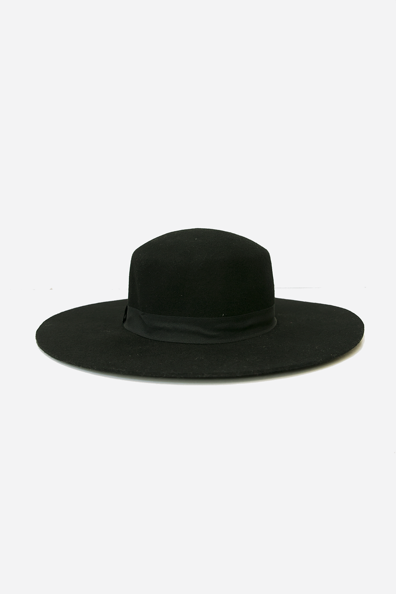 Floppy Brim Wool Hat