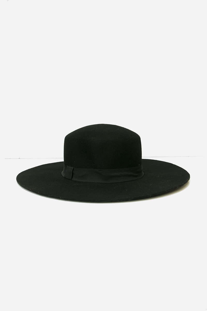 Floppy Brim Wool Hat