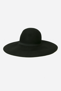 Floppy Circular Crown Wool Hat