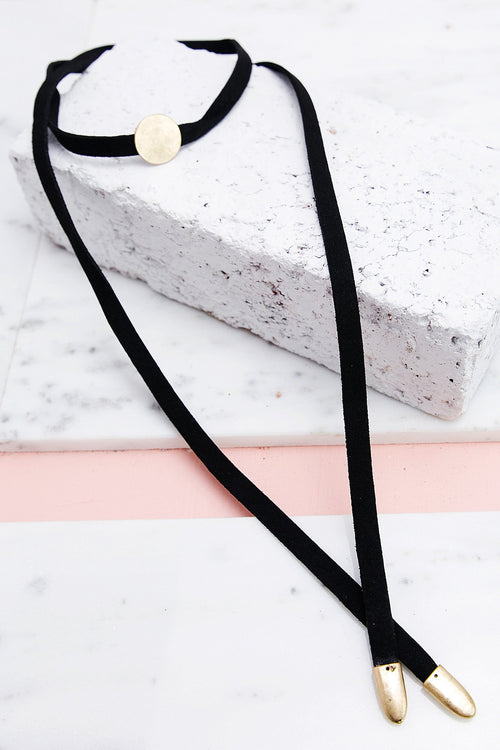 End of the Road Tie Choker - Haute & Rebellious