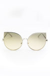 Half Way There Sunglasses - Silver/Nude - Haute & Rebellious