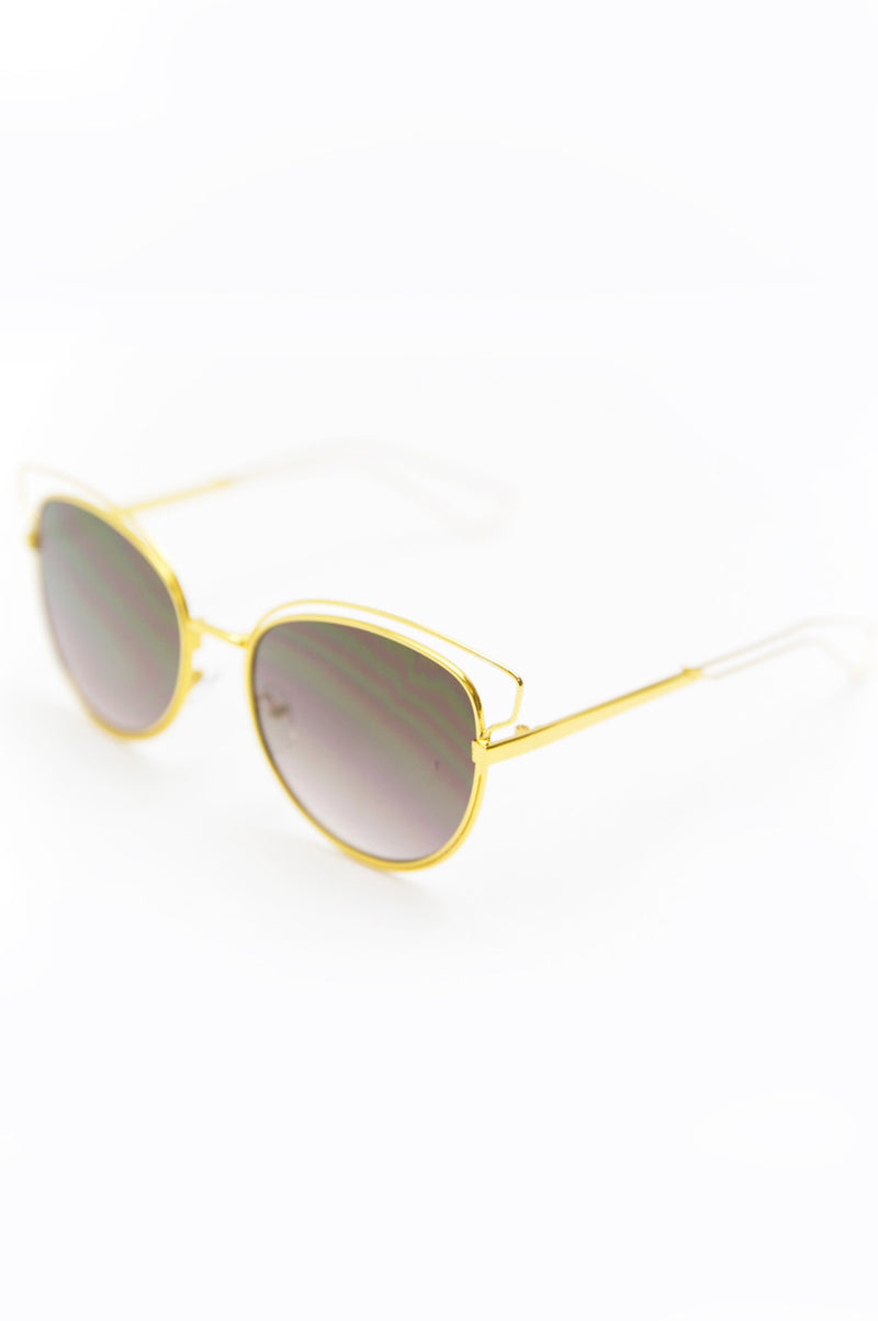 Set You Free Sunglasses - Gold - Haute & Rebellious