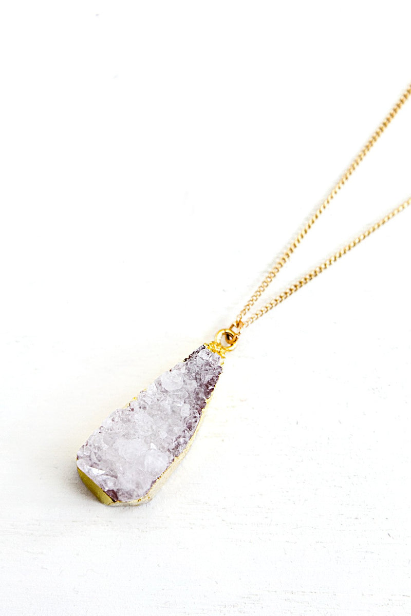 Earth Stone Pendant Necklace - Haute & Rebellious