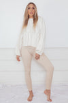 Cable Knit Sweater - Cream