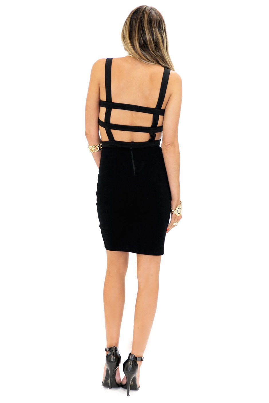 JED CUTOUT CROPPED TOP - Black - Haute & Rebellious