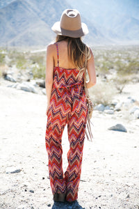 TANYA TRIBAL CHIFFON JUMPSUIT - Haute & Rebellious