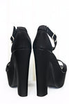 Lauda Platform Sandal - Black - Haute & Rebellious