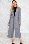 Plaid Dress Culotte Pant - Haute & Rebellious