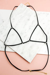 Leather Bra Harness - Haute & Rebellious