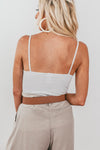 Spaghetti Strap Tank Top - White