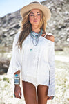 Jehcka Poncho Top - Haute & Rebellious