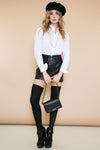 Blively Zipper Leather Skirt - Haute & Rebellious