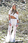 Janla Lace Pant - White - Haute & Rebellious