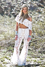Janla Lace Pant - White - Haute & Rebellious