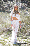 Janla Lace Pant - White - Haute & Rebellious