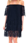 PLAYA BLANCA LACE DRESS - Black - Haute & Rebellious