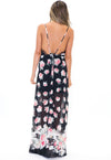 HANNAH FLORAL MAXI DRESS - Black - Haute & Rebellious