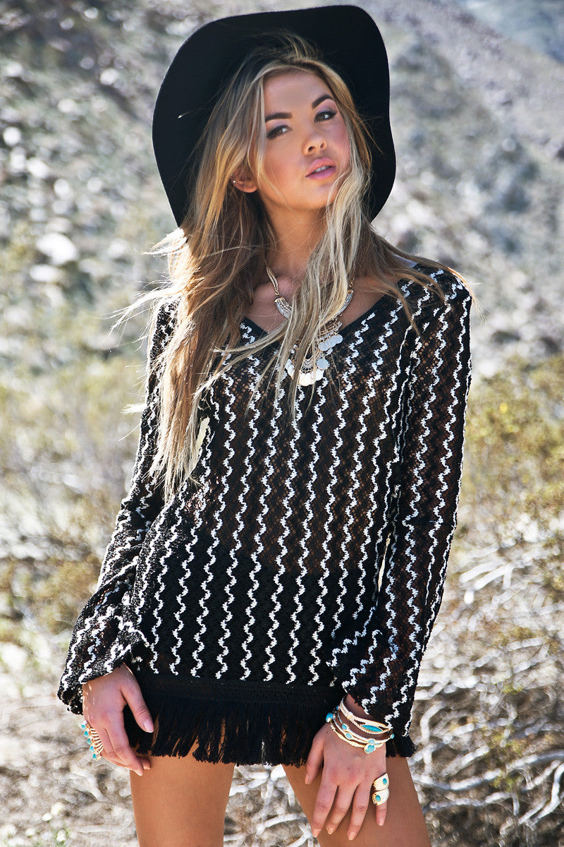 Rayllen Cover-Up Top - Haute & Rebellious