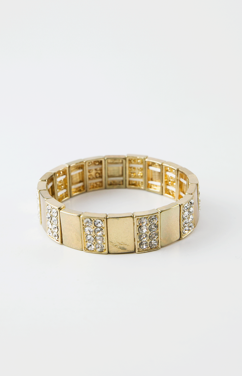 Gold Plated Crystal Bracelet