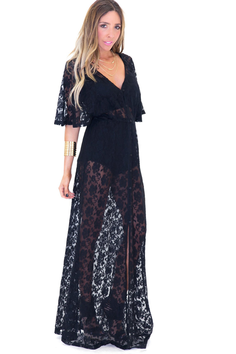 MUNDO LACE MAXI DRESS - Haute & Rebellious