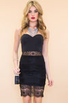 Emma Bodycon Lace Dress - Haute & Rebellious