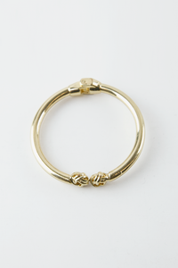 Knot Ends Gold Bracelet