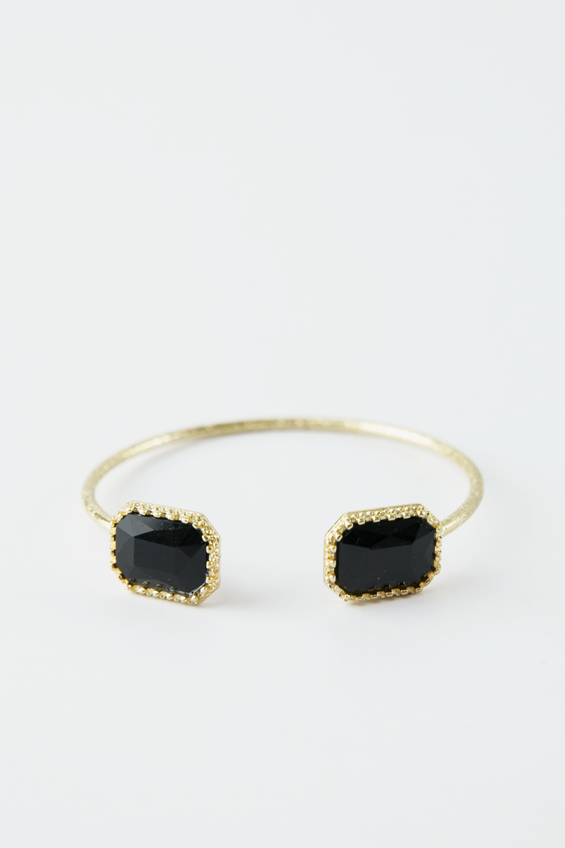Royals Black Stone Bracelet