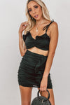 Ruffle Crop Top & Skirt Set