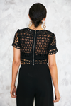 Razor Sharp Embroidery Crop Top - Haute & Rebellious