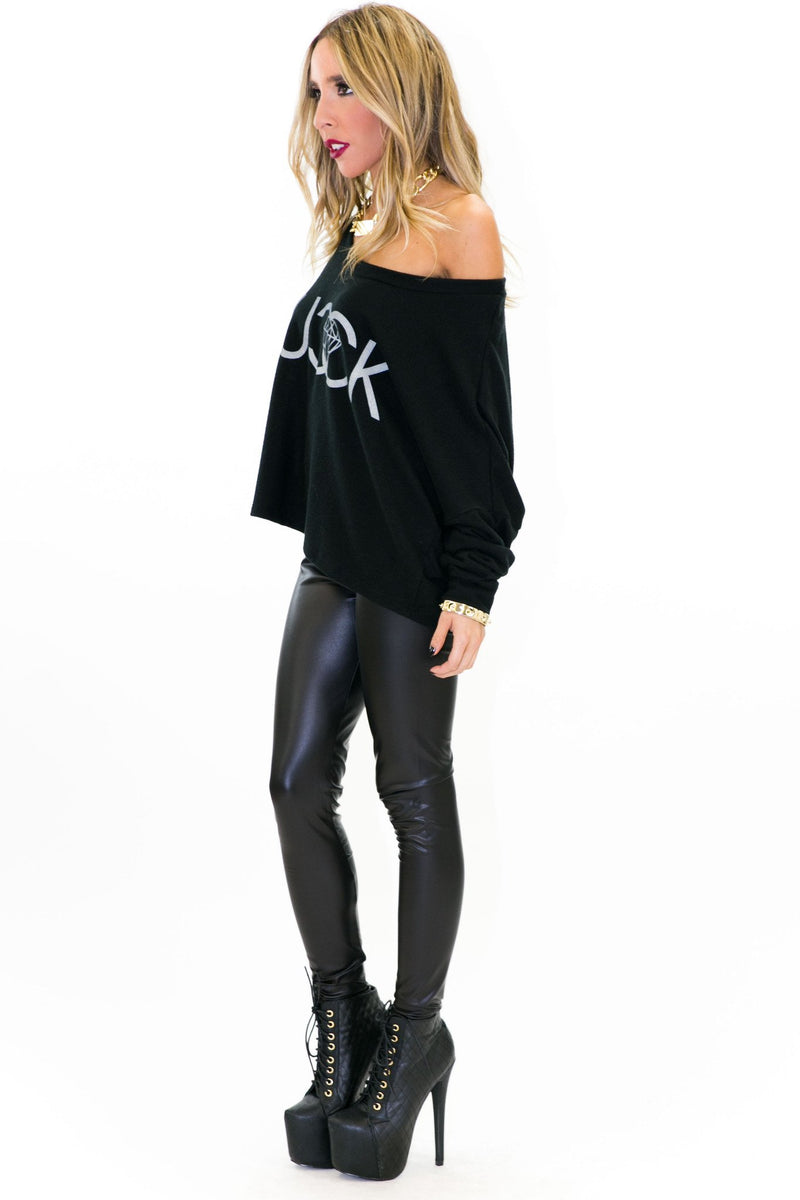 CHANEL REBEL SWEATSHIRT TEE - Haute & Rebellious