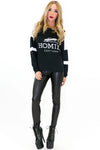 HOMIES LONG SLEEVE SWEATSHIRT TEE - Haute & Rebellious
