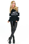 HOMIES LONG SLEEVE SWEATSHIRT TEE - Haute & Rebellious