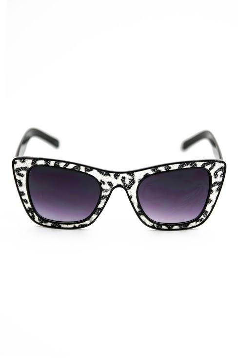 FIERCE & FRIENDLY SUNGLASSES - Zebra - Haute & Rebellious