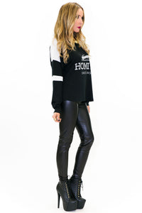 HOMIES LONG SLEEVE SWEATSHIRT TEE - Haute & Rebellious