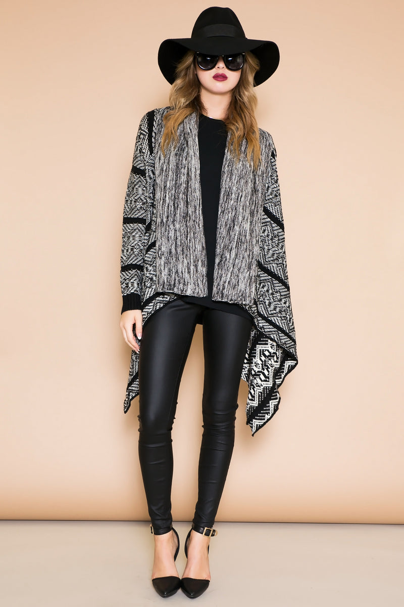 SONOMA CONTRAST COLLAR CARDIGAN - Haute & Rebellious