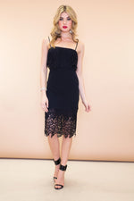 Becka Contrast Lace Tube Dress - Haute & Rebellious