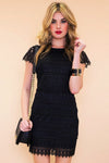 Emmon Sleeveless Lace Dress - Black - Haute & Rebellious