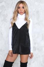 Emma Satin Cami Top - Black - Haute & Rebellious