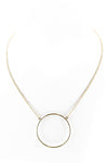 PETITE CIRCLE PENDANT NECKLACE - Haute & Rebellious