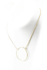 PETITE CIRCLE PENDANT NECKLACE - Haute & Rebellious