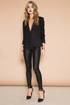 ONE BUTTON SHOULDER PAD BLAZER - Haute & Rebellious